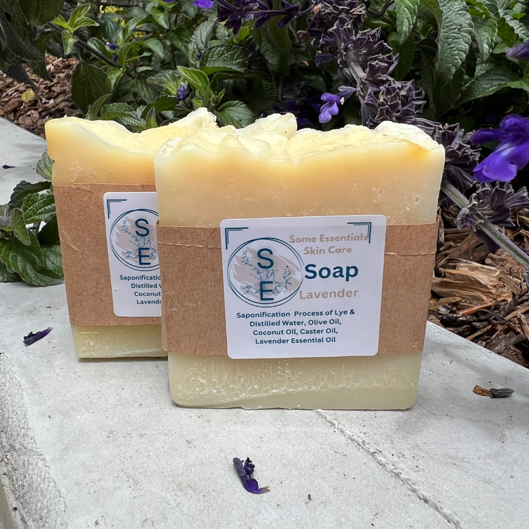 All natural soap with no dyes